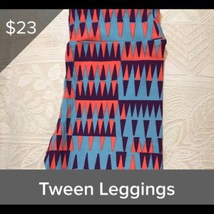 Tween leggings lularoe